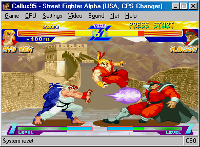 Street Fighter Zero (USA, CPS Changer)