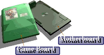 Main CPS-2 Motherboard with Game Board.